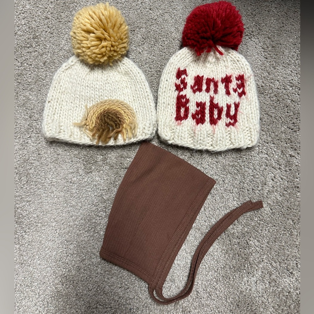 Hat Lot - Quincy Mae and Huggalugs Hats, 0-6 month